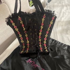 Authentic Betsey Johnson Corset Bag (RARE)